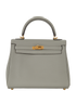 Kelly 25 In Gris Mouette Togo, front view